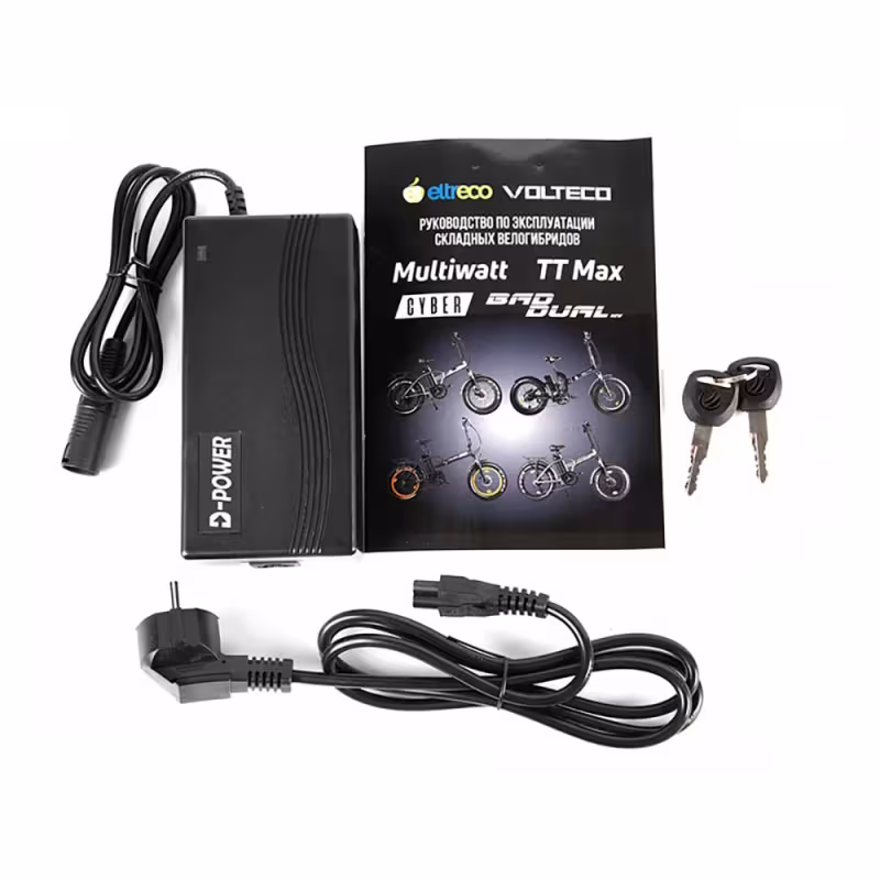 Велогибрид Eltreco Volteco Cyber, хаки