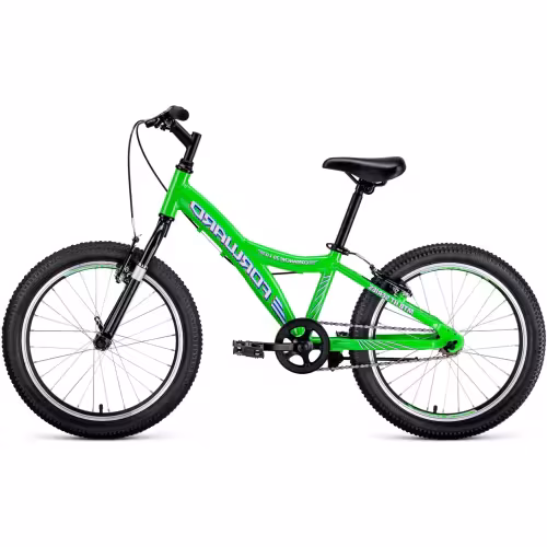 Велосипед Forward Comanche 20 1.0, рост 10.5, зеленый/белый