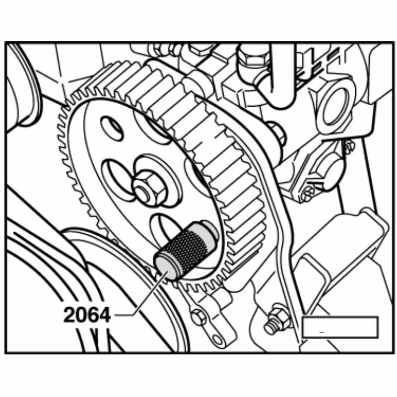 Набор фиксаторов для дизельных двигателей Licota ATA-2121