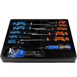 Набор отверток PH, SL, Torx Licota ACK-382003, отвертка с битами в комплекте, 21 предмет