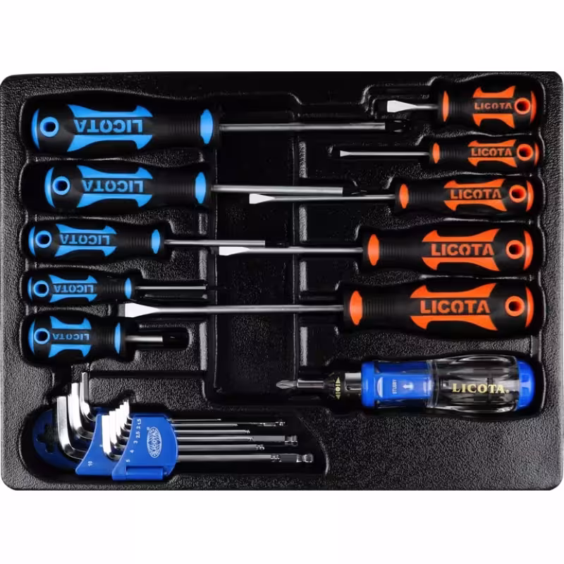 Набор отверток PH, SL, Torx Licota ACK-382003, отвертка с битами в комплекте, 21 предмет