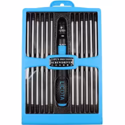 Набор отверток для точных работ HEX, PH, PZ, SL, T Licota ASD-168K01, 12 предметов
