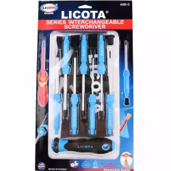Набор отверток со сменными вставками PH, SL Licota ASD-CHS101K, 7 предметов