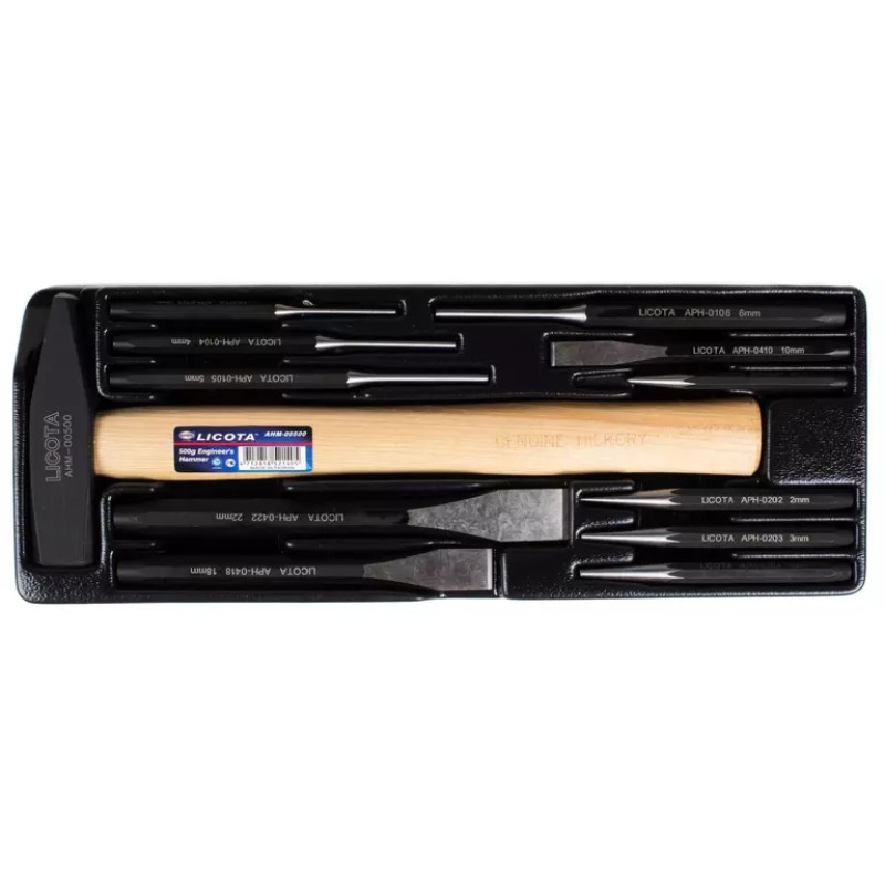 Набор ударно-режущего инструмента Licota ACK-384103, 12 предметов