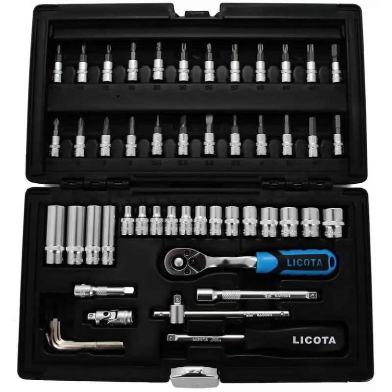 Набор головок Licota ALK-8003F, 54 предмета