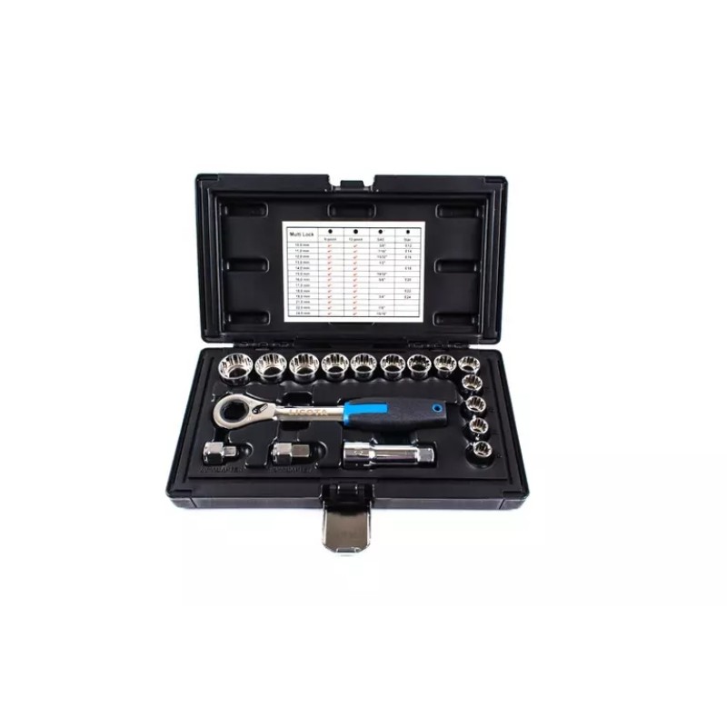 Набор головок Licota ALK-1006P, 17 предметов