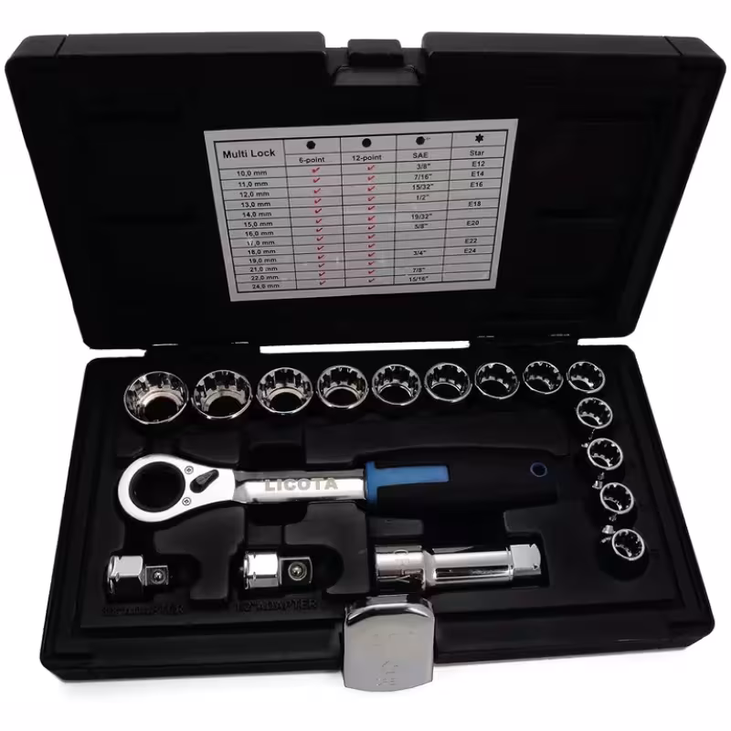 Набор головок Licota ALK-1006P, 17 предметов