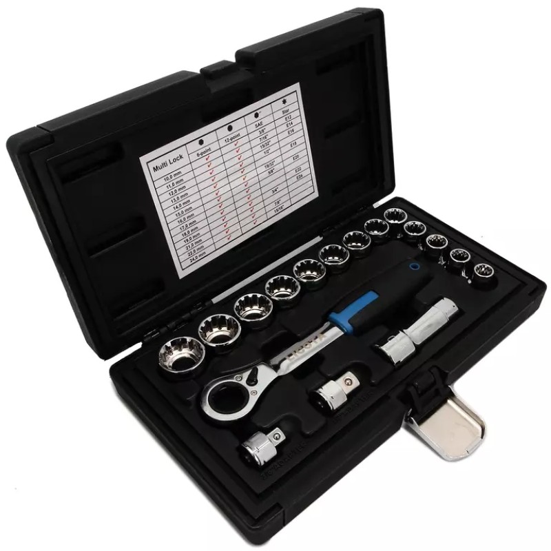 Набор головок Licota ALK-1006P, 17 предметов