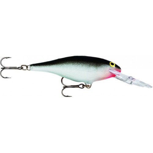 Воблер плавающий Rapala Shad Rap SR08-S, 80 мм, 11 г, цвет S