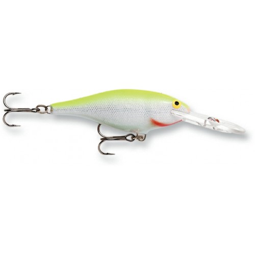 Воблер плавающий Rapala Shad Rap SR08-SFC, 80 мм, 11 г, цвет SFC