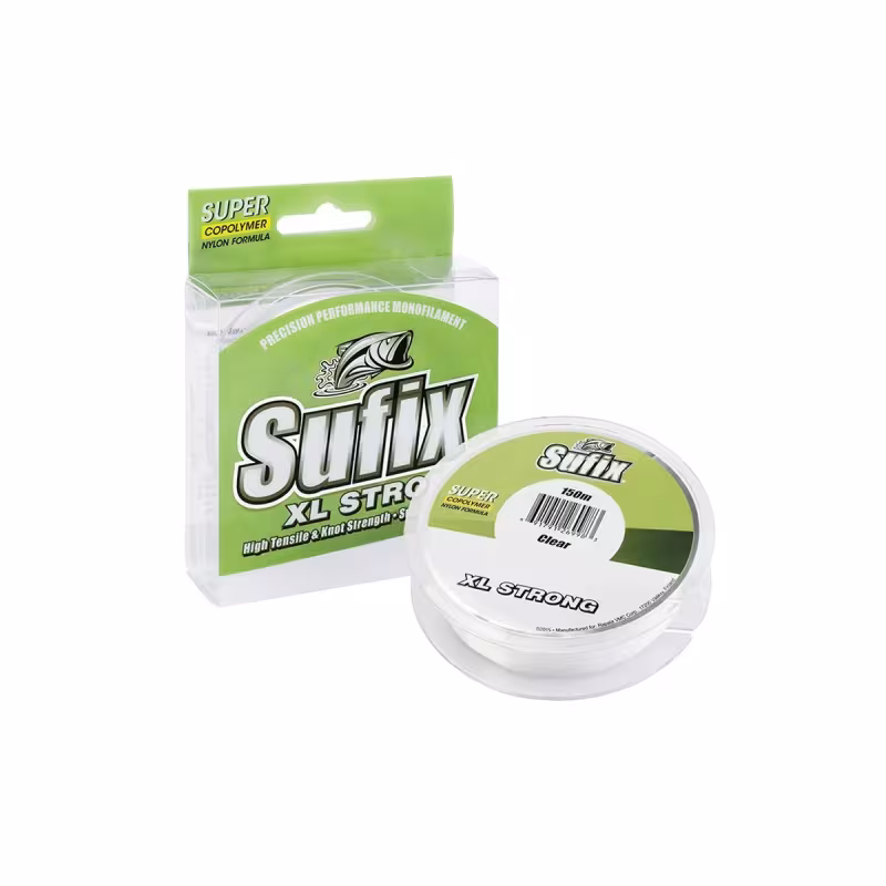 Леска монофильная Sufix XL Strong x10, 0.14 мм, 1.9 кг, 100 м