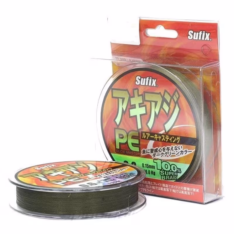 Леска плетеная Sufix PE Glide Master 0.15 мм, 10 кг, 135 м