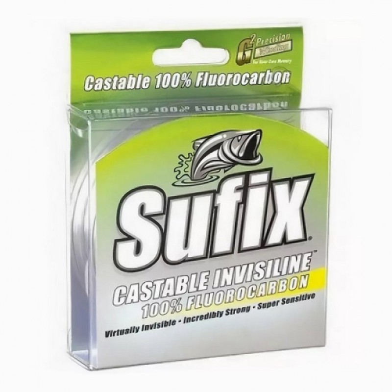 Леска флюорокарбоновая Sufix Castable Fluorocarbon 100%, 0.16 мм, 2.6 кг, 150 м