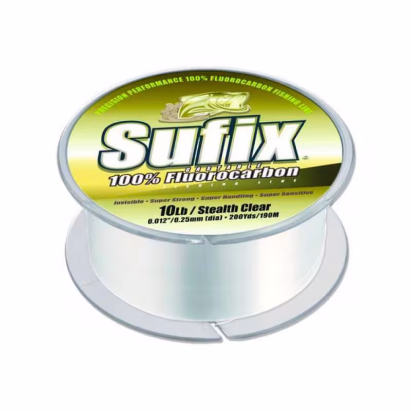 Леска флюорокарбоновая Sufix Castable Fluorocarbon 100% 0.14 мм, 2 кг, 150 м