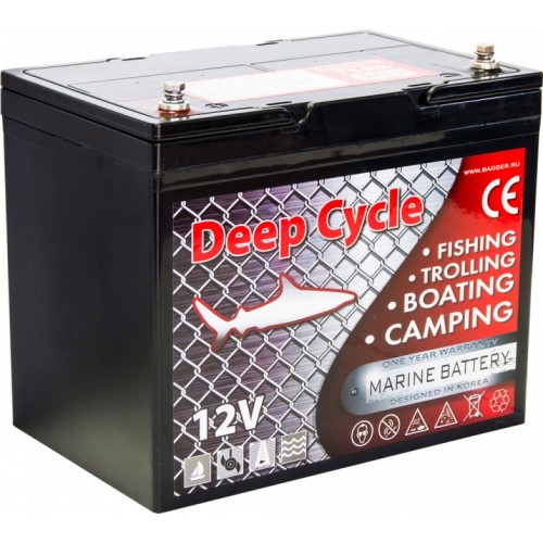 Аккумулятор Marine Deep Cycle GEL, 75Ah, 12V