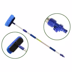 Щетка для мытья автомобиля телескопическая с подачей воды АТ AT00028 (CA-600L)