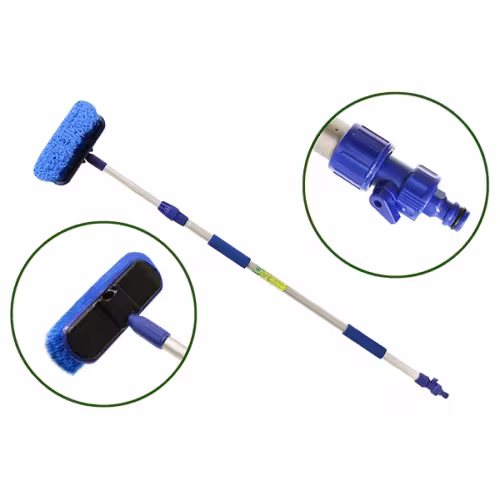 Щетка для мытья автомобиля телескопическая с подачей воды АТ AT00028 (CA-600L)