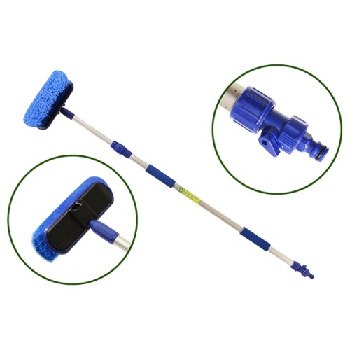 Щетка для мытья автомобиля телескопическая с подачей воды АТ AT00028 (CA-600L)