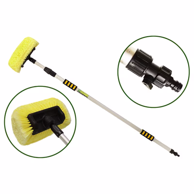Щетка для мытья автомобиля телескопическая с подачей воды АТ AT00042 (CA-656)