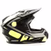 Мотошлем Hizer J6801, серый/желтый, размер M