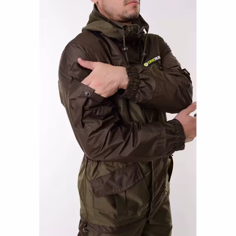 Костюм мужской OneRus Горный -5, ткань Таслан, темный хаки, размер 48-50 (M), 182-188 см