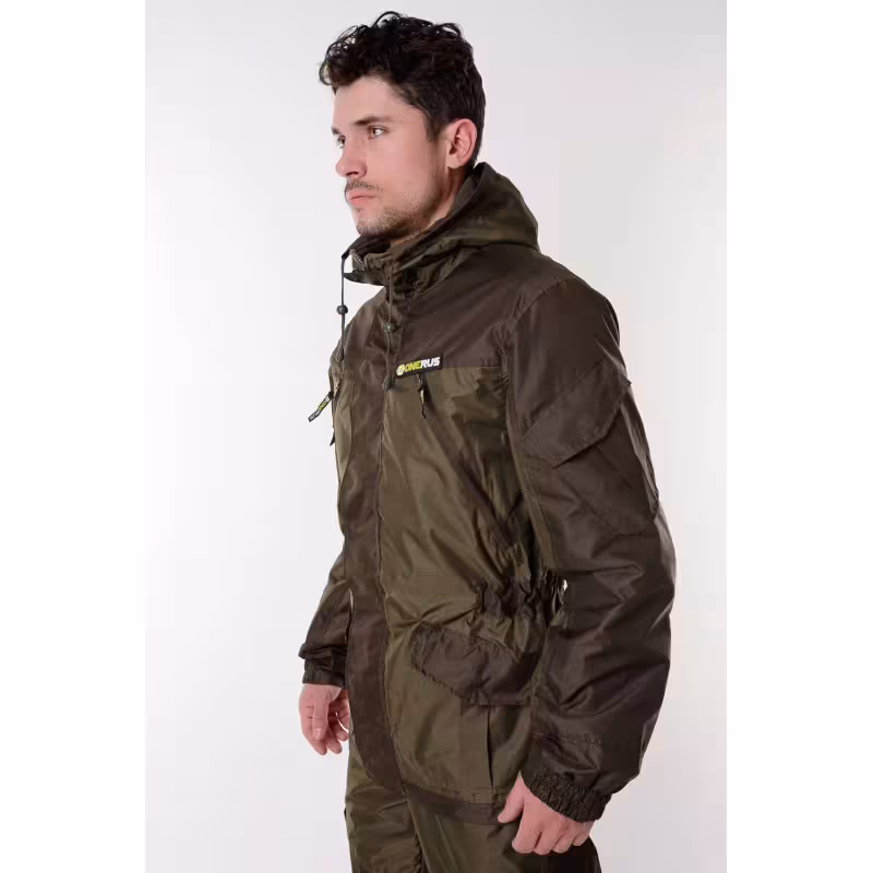Костюм мужской OneRus Горный -5, ткань Таслан, темный хаки, размер 48-50 (M), 182-188 см