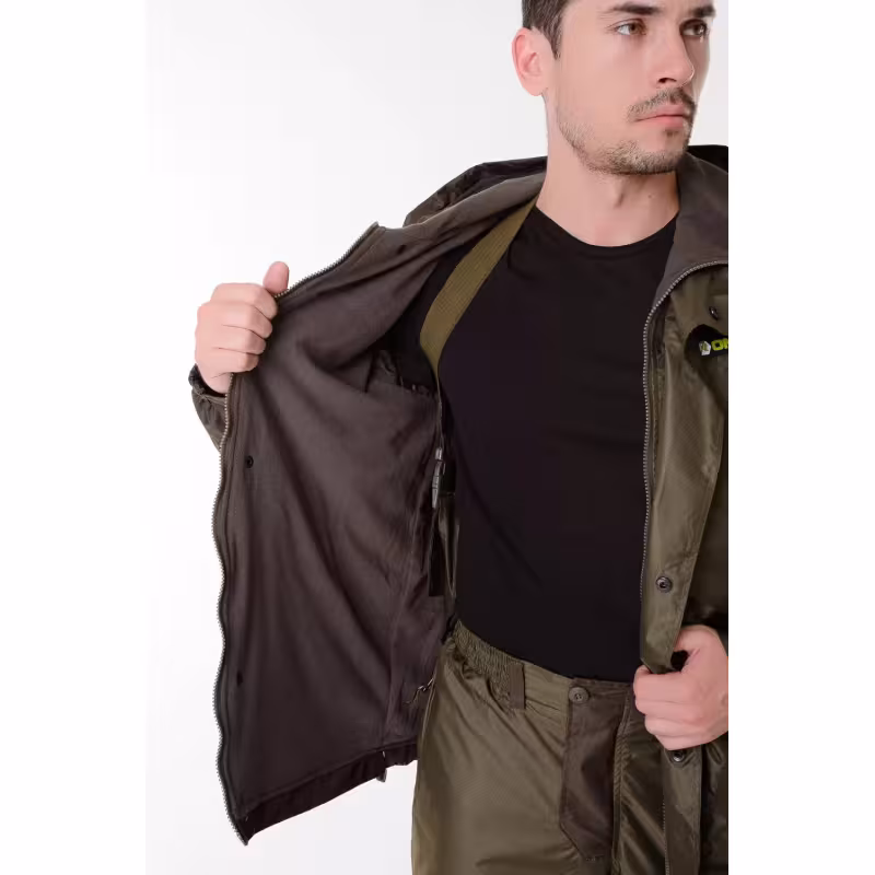 Костюм мужской OneRus Горный -5, ткань Таслан, темный хаки, размер 52-54 (L), 182-188 см