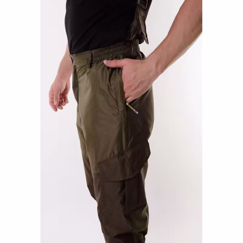 Костюм мужской OneRus Горный -5, ткань Таслан, темный хаки, размер 52-54 (L), 182-188 см