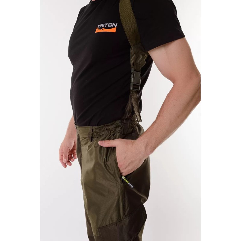 Костюм мужской OneRus Горный -5, ткань Таслан, темный хаки, размер 52-54 (L), 182-188 см