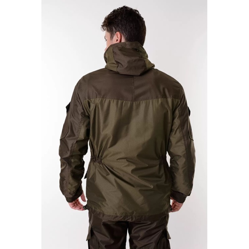 Костюм мужской OneRus Горный -5, ткань Таслан, темный хаки, размер 52-54 (L), 182-188 см