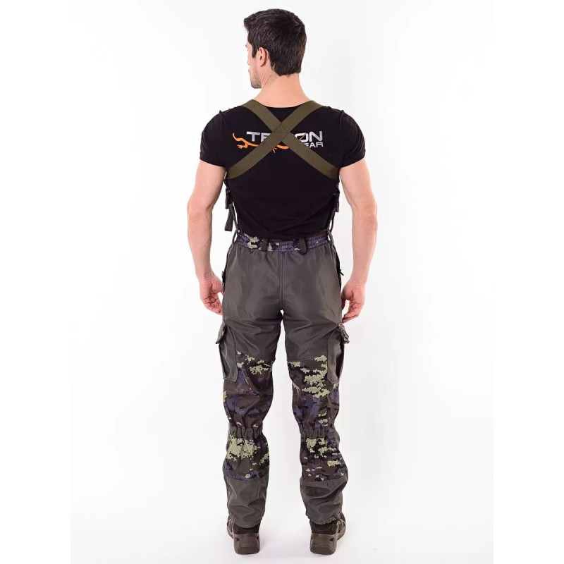 Костюм мужской OneRus Горный -5, ткань Полофлис, зеленый камуфляж, размер 52-54 (L), 170-176 см