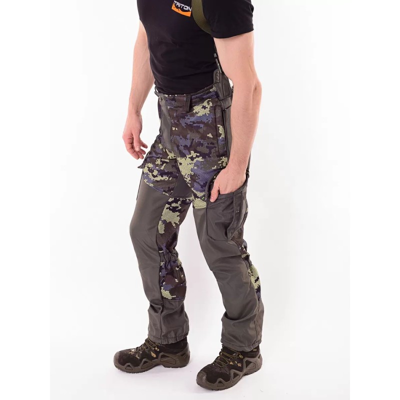 Костюм мужской OneRus Горный -5, ткань Полофлис, зеленый камуфляж, размер 52-54 (L), 170-176 см