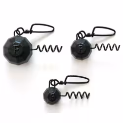 Груз Штопор граненый с застежкой 10 гр., цвет 001, 5 шт.