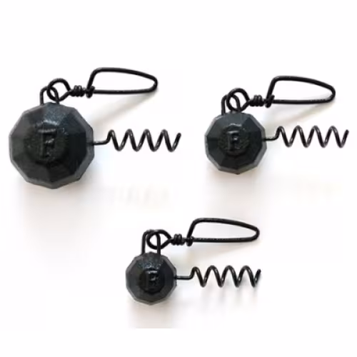 Груз Штопор граненый с застежкой 10 гр., цвет 001, 5 шт.