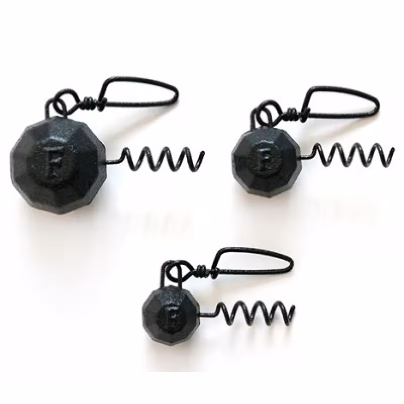 Груз Штопор граненый с застежкой 10 гр., цвет 001, 5 шт.