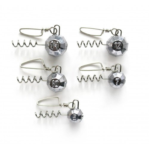 Груз Штопор граненый с застежкой 12 гр., цвет 070, 5 шт.