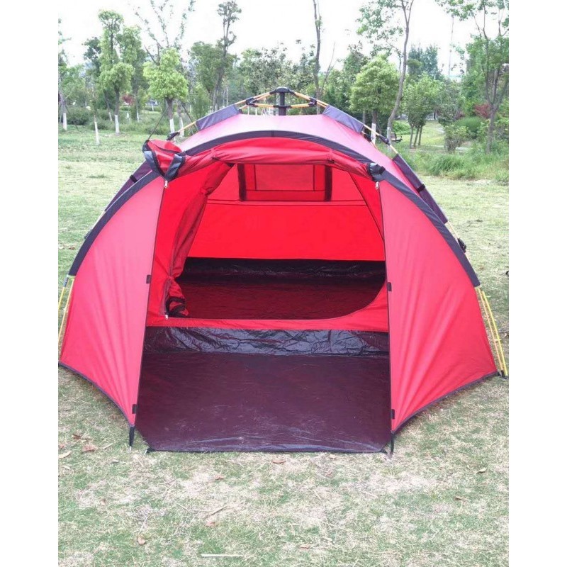 Палатка туристическая автоматическая Mimir 900, 3-местная, 240х320х135 см, красный