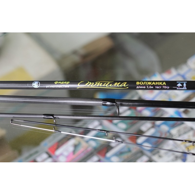Удилище фидерное Волжанка Оптима, 3,9 м, тест 120+ г