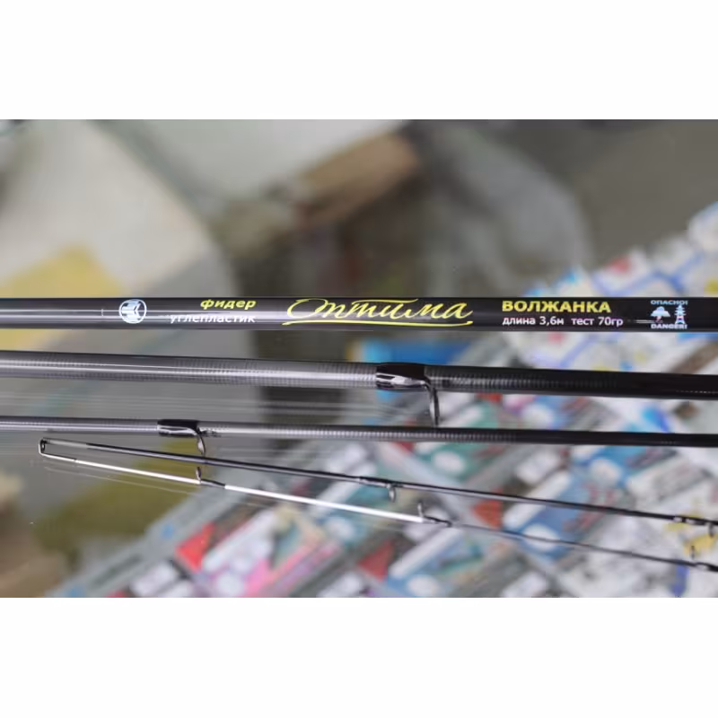 Удилище фидерное Волжанка Оптима, 3,6 м, тест 90+ г
