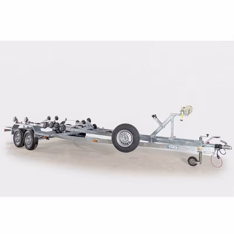 Прицеп лодочный двухосный Вектор ЛАВ 81018А, ложементы