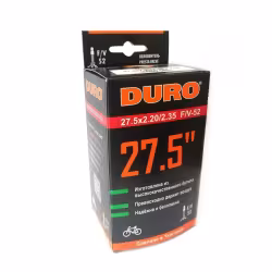 Камера Duro DHB01030, 27.5x2.10, бутил, авто-ниппель A/V-48