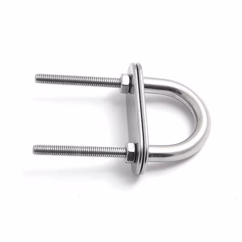 Рым-болт U-образный 4х62 мм, с двойной планкой