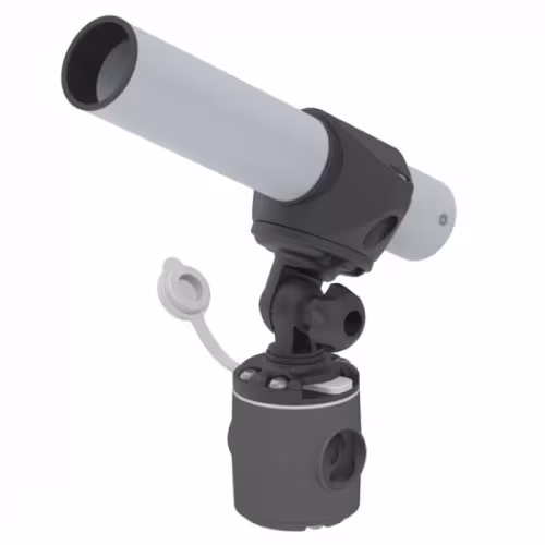 Держатель спиннинга Техномарин 030618T, крепление на леер, быстросъемный