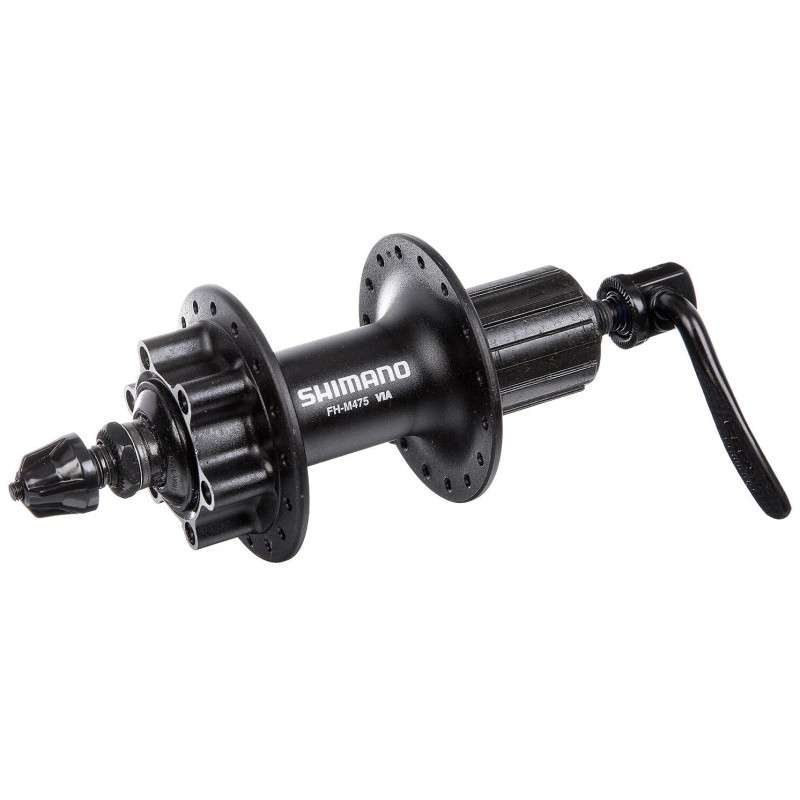 Втулка велосипедная задняя 32 Shimano Alivio FH-M475L, 135мм, под касету 8/9/10ск,  6 винтов