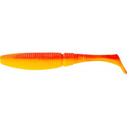 Виброхвост съедобный ALLVEGA Power Swim  (orange yellow, 13 см, съедобный, 3 шт)
