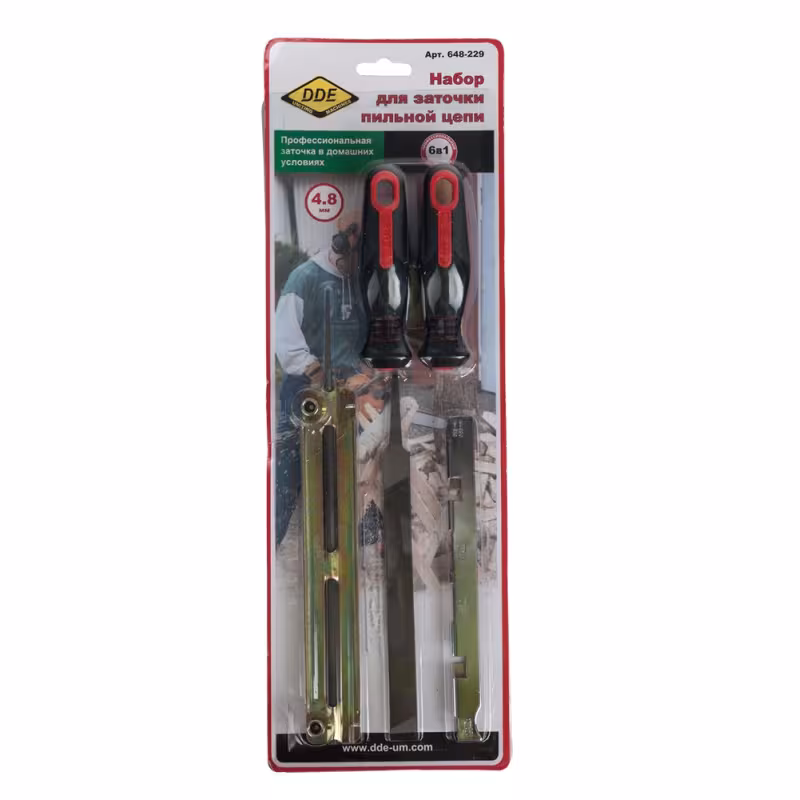 Набор для заточки цепей DDE 648-229, 4.8 мм, 0.325"