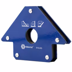 Уголок магнитный для сварочных работ 100мм (45х90х135мм, до 22кг) КОБАЛЬТ