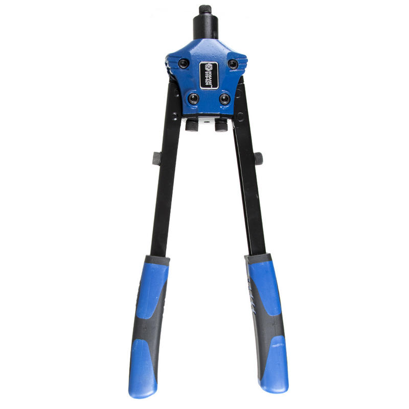 Заклепочник ручной  усиленный 2,4/3,2/4,0/4,8/6,4мм,370мм, длинные ручки усиленный КОБАЛЬТ 