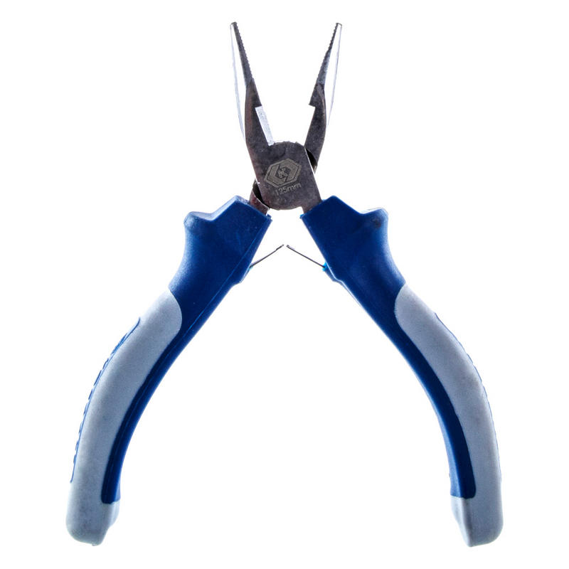Длинногубцы 125мм мини, CR-V (1 шт.) подвес КОБАЛЬТ 