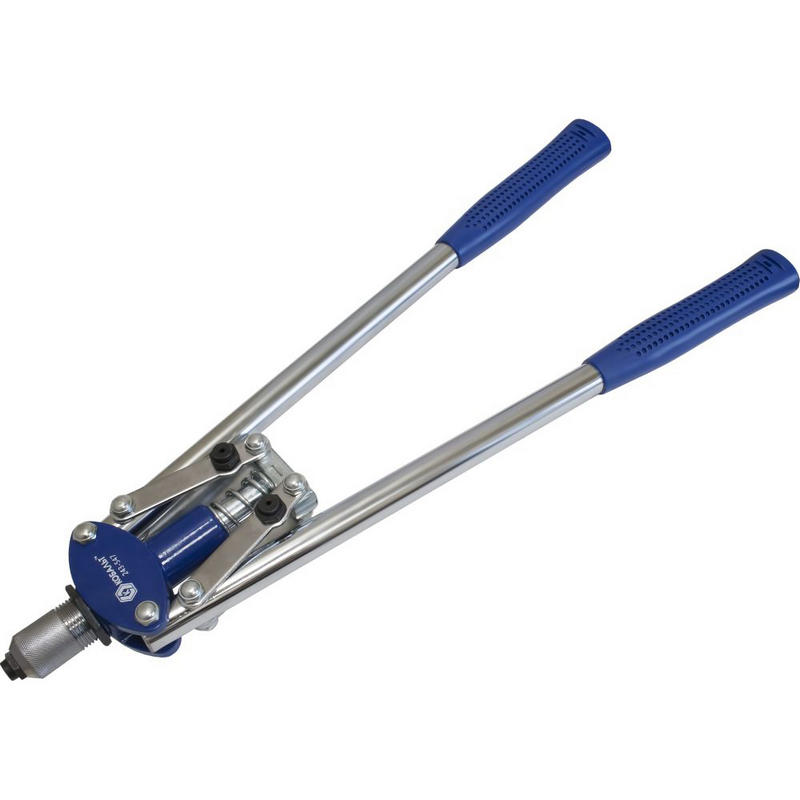 Заклепочник ручной для вытяжн. закл. 2,4/3,2/4,0/4,8 мм,430 мм, длинные ручки, блистер КОБАЛЬТ 